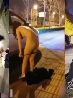 做个合格的绿帽，送老婆去3P脱光衣服送上车，等绿主使用完后接老婆回家。 [14:29]